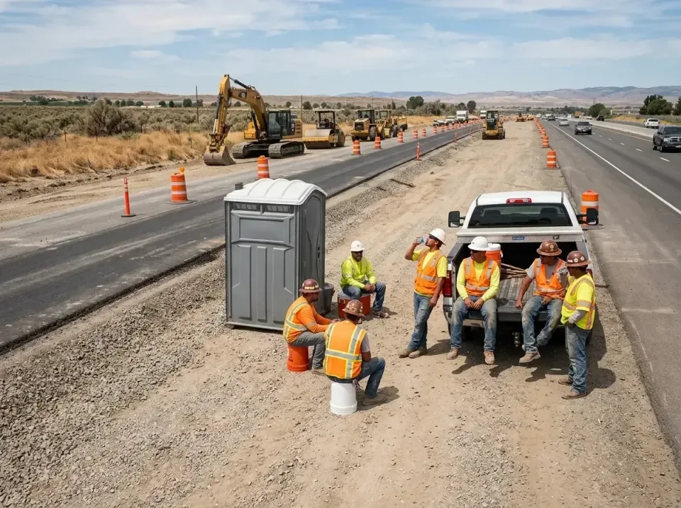 highway-road-construction-crew-007 — frequently asked questions, Porta Potty and Restroom Rentals in Rice Lake, WI